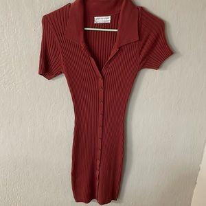 Maroon Polo Dress